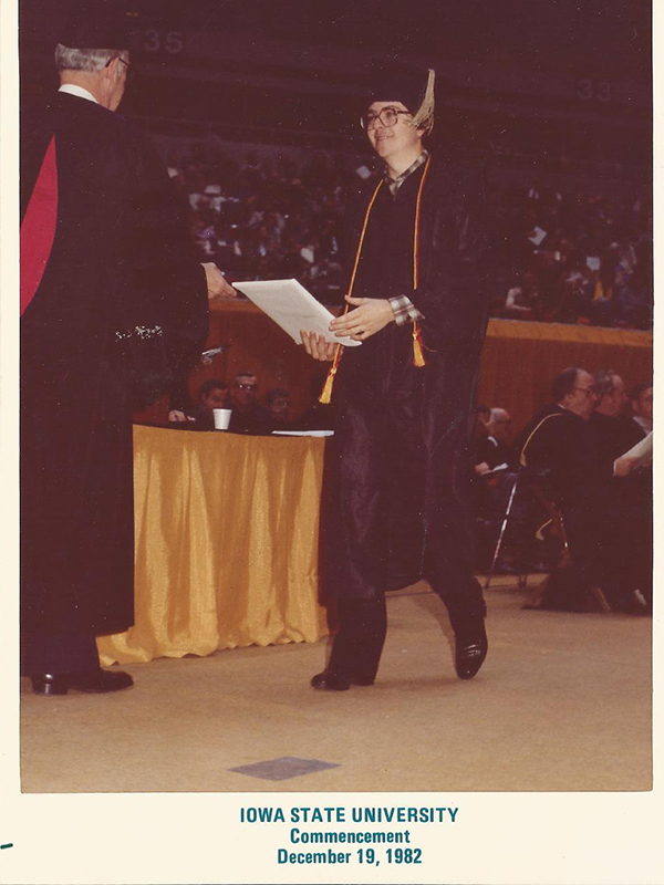 Dr. Eastman earned his undergraduate degree in 1982 from ISU.