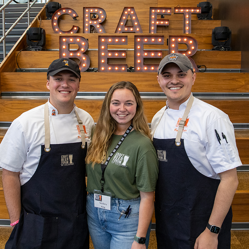 Brewmasters and a guest at the Craft Beer Forum.