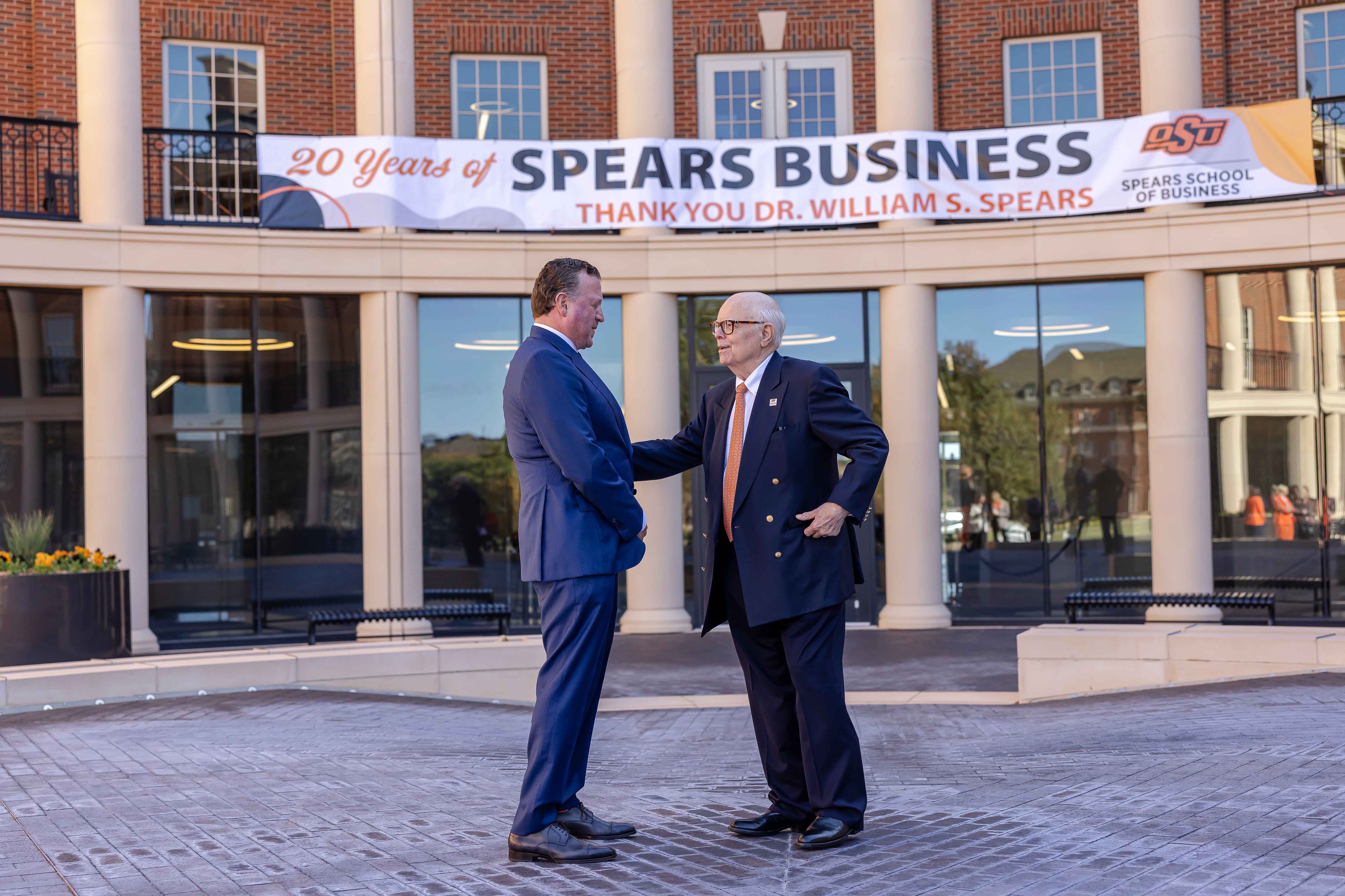 Dr. Spears and Joe Eastin