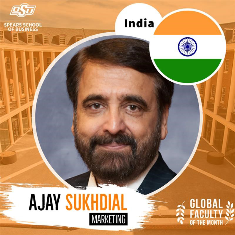 Global Faculty of the Month - Ajay Sukhdial
