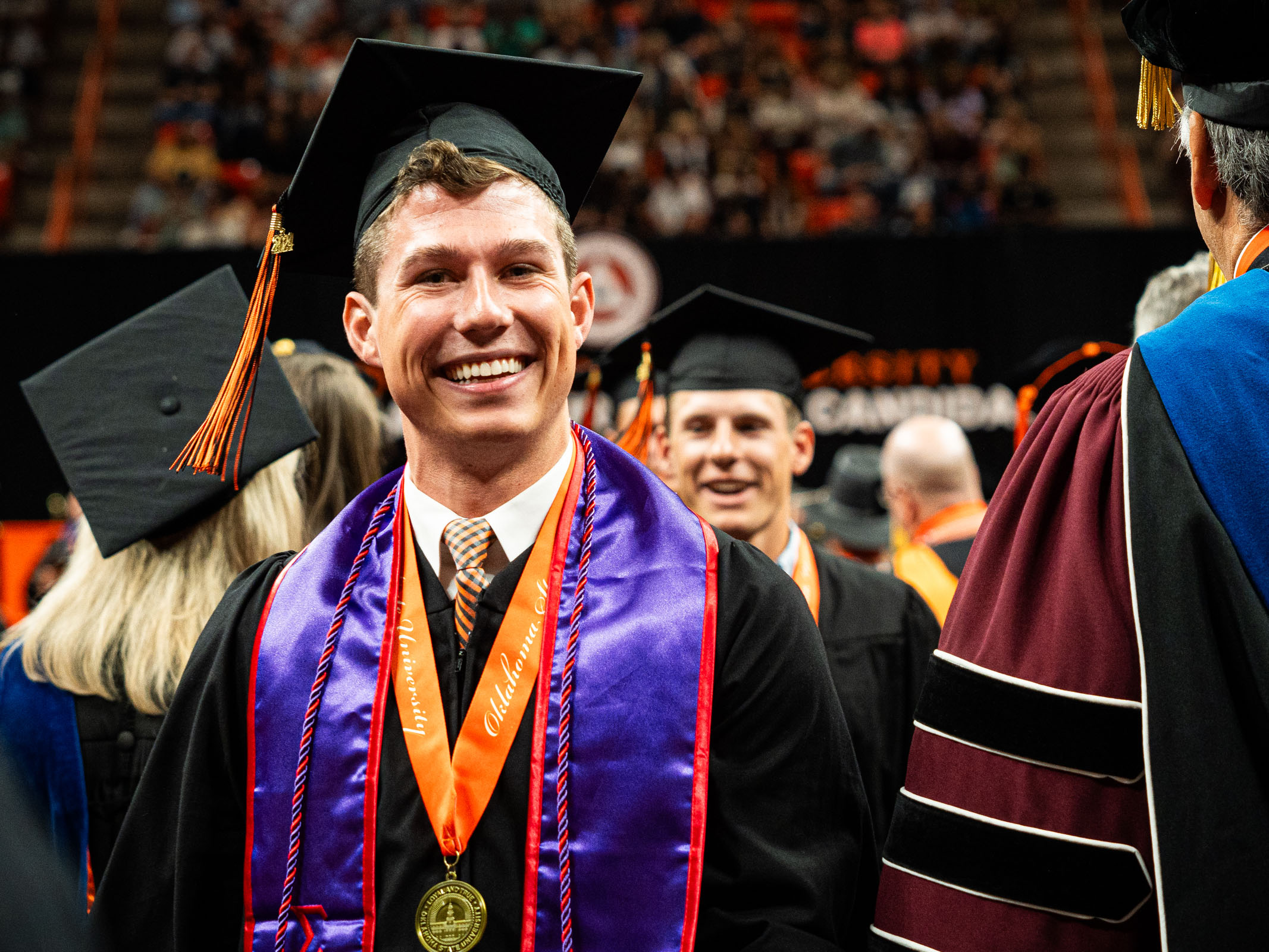 Student at commencement