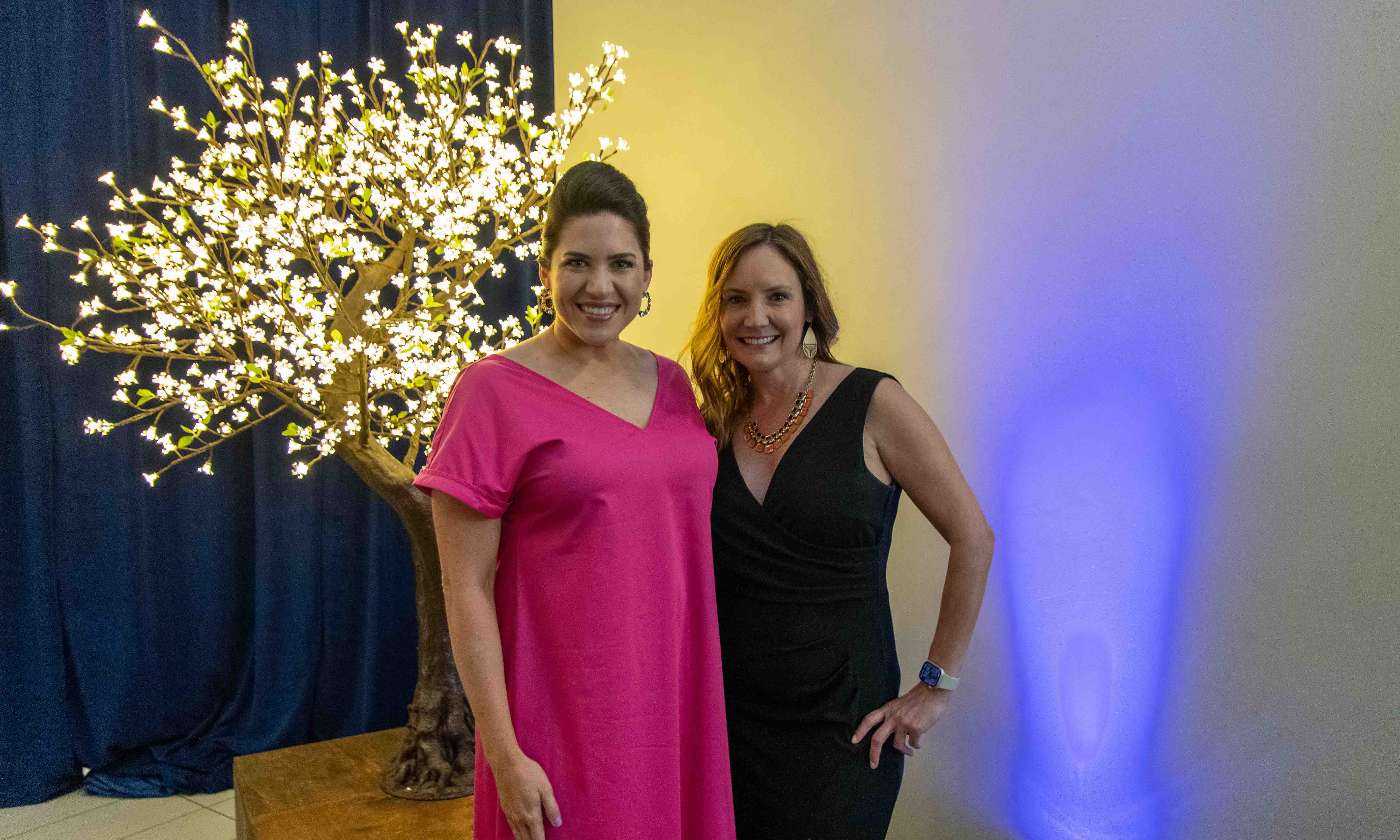 Donors smiling.