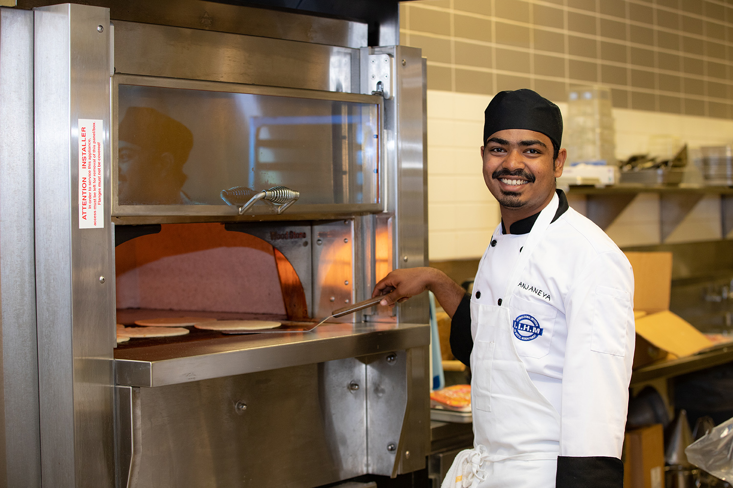 Student cooking