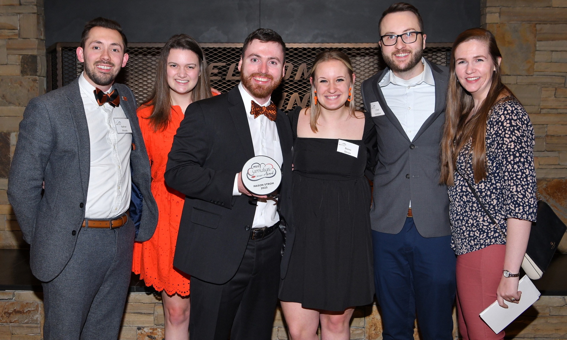 Honoree and friends Honoree and friends
