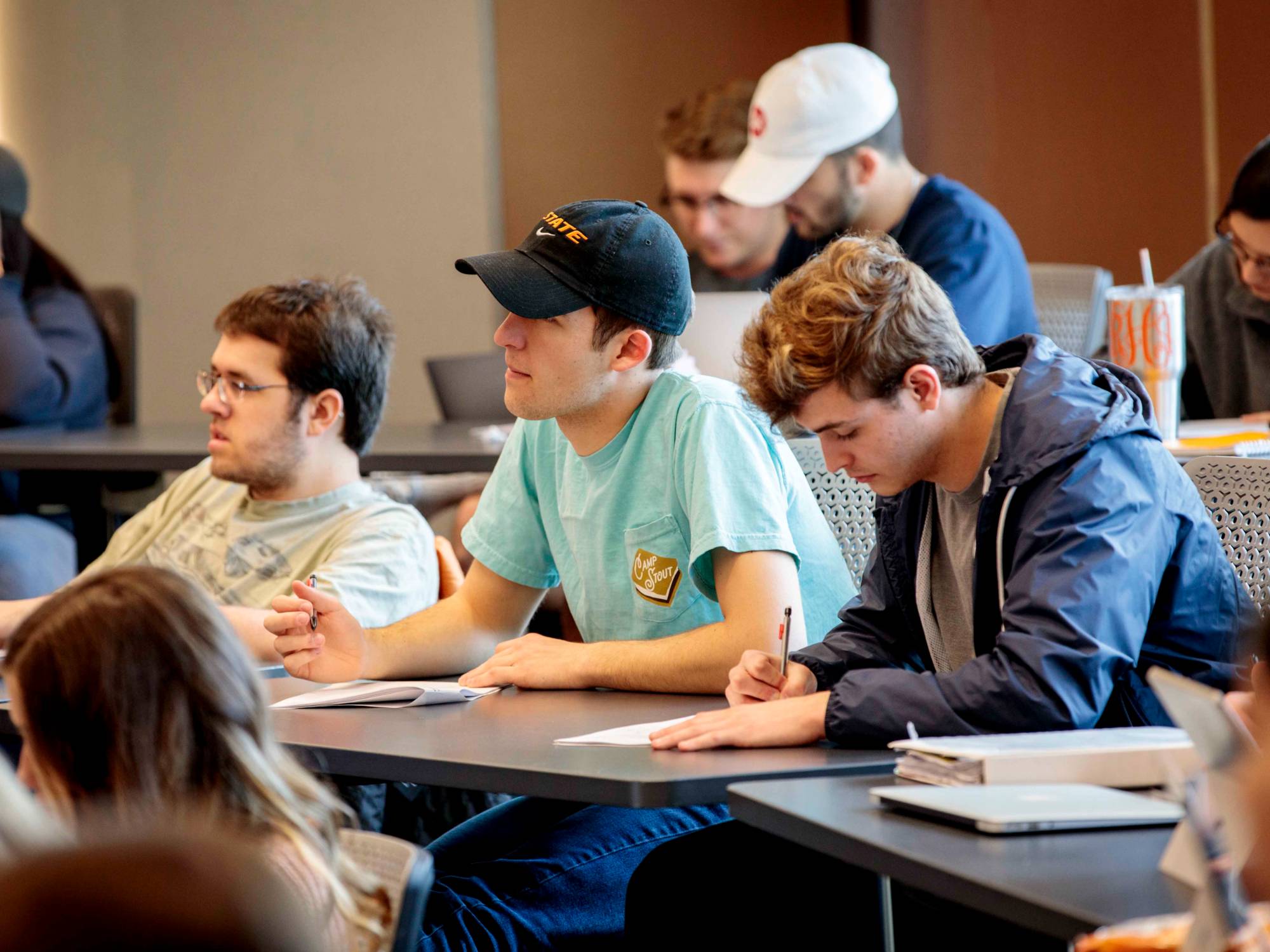 students in class