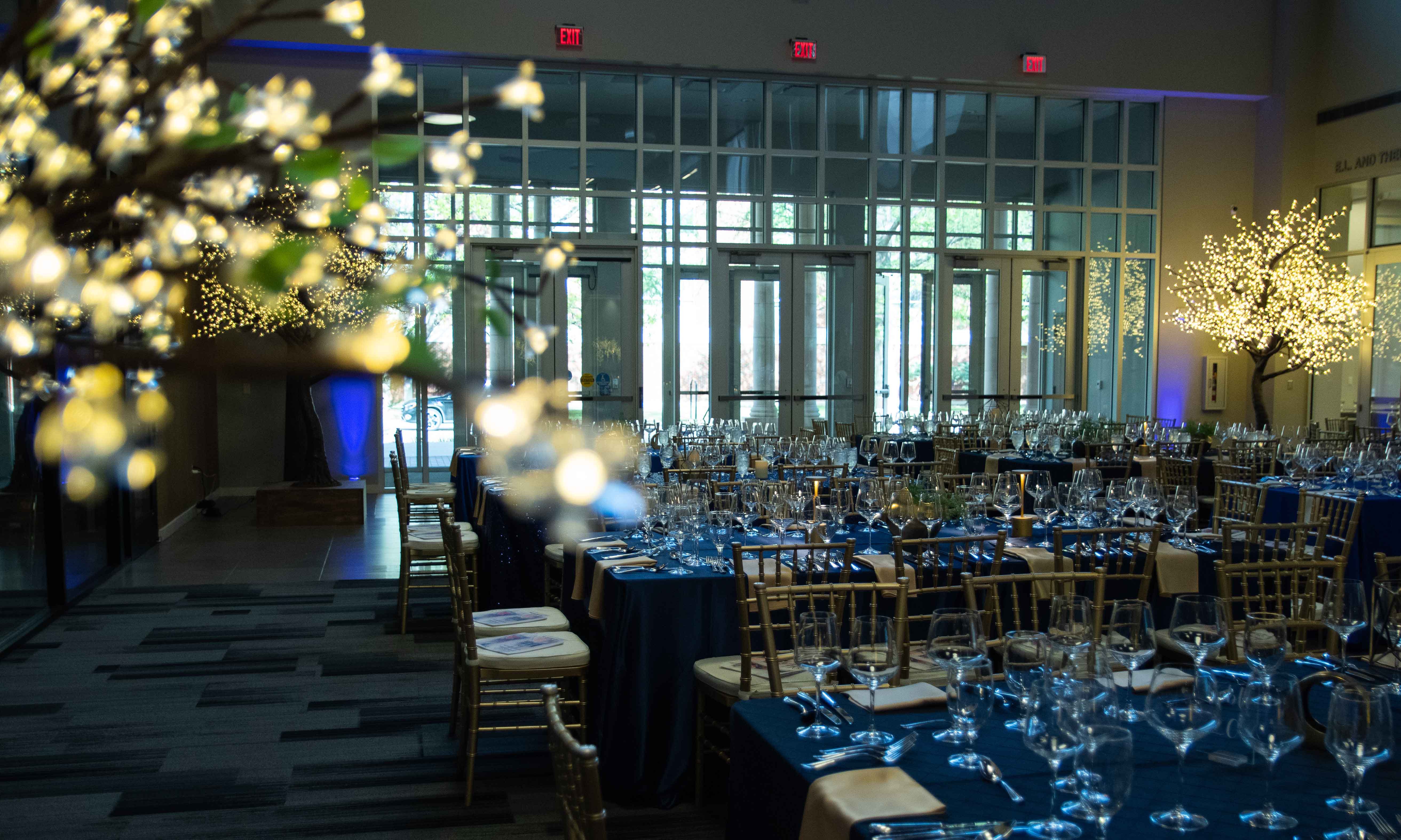 setup of the event